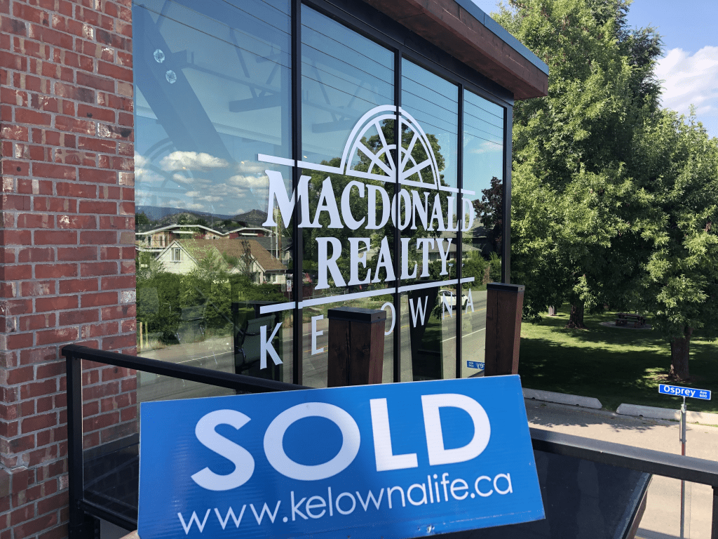 Kelowna Life Team sold sign