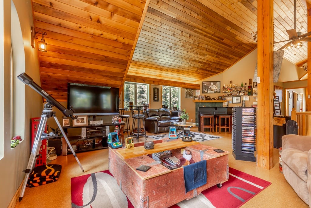 dream estate property, 1417 Apex Mountain Road living room