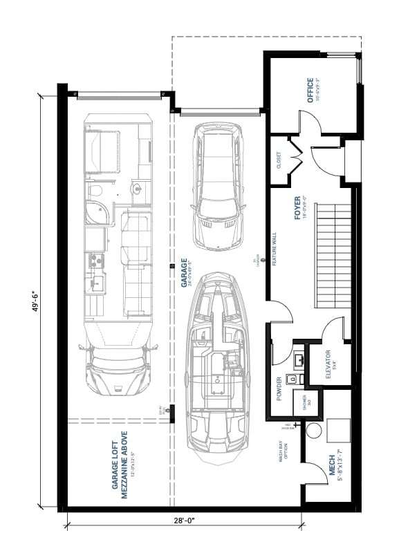 LuxViu floor plan goth 2a